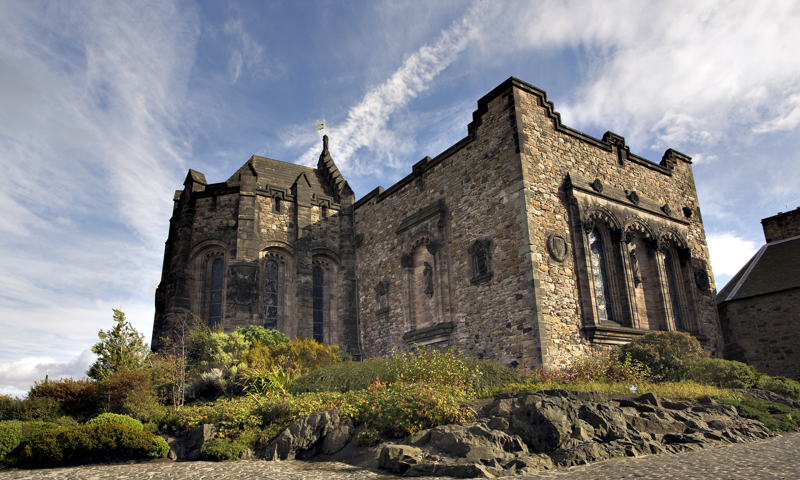 A general view of the Scottish National War Memorial at Edinburgh Castle.