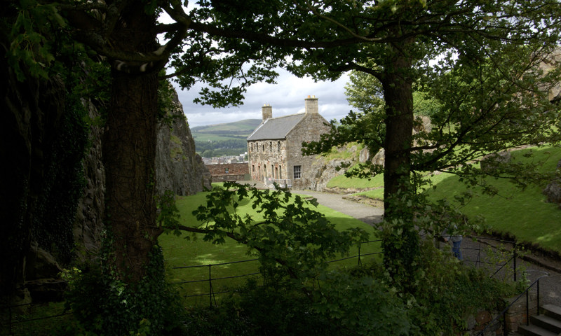 A view of the French Prison at Dumbarton Castle.