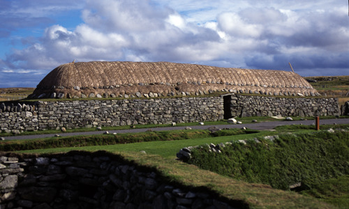 A general view of the Blackhouse, Arnol.
